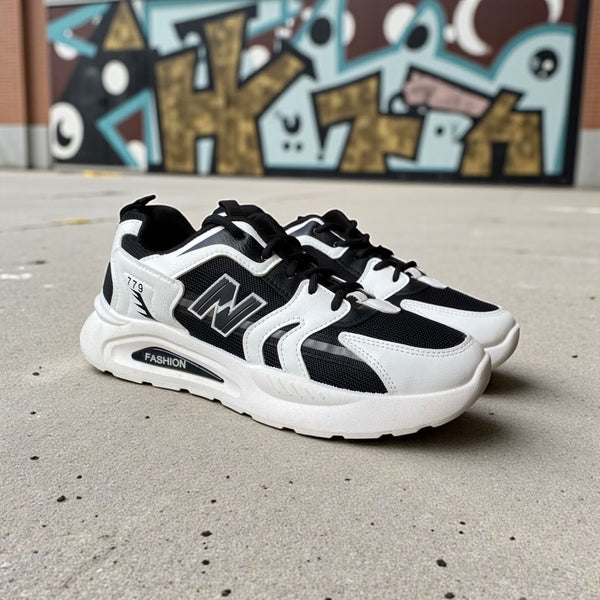 Imported shoes blk-white
