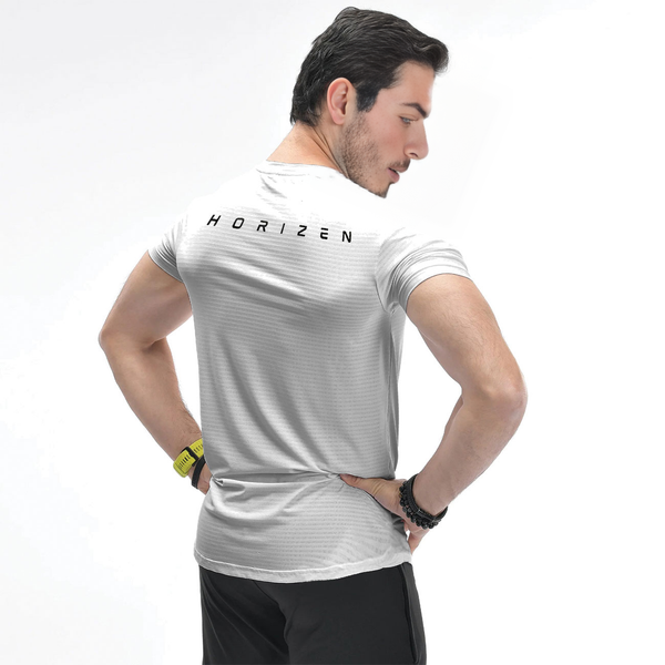 Imported light grey horizen tees