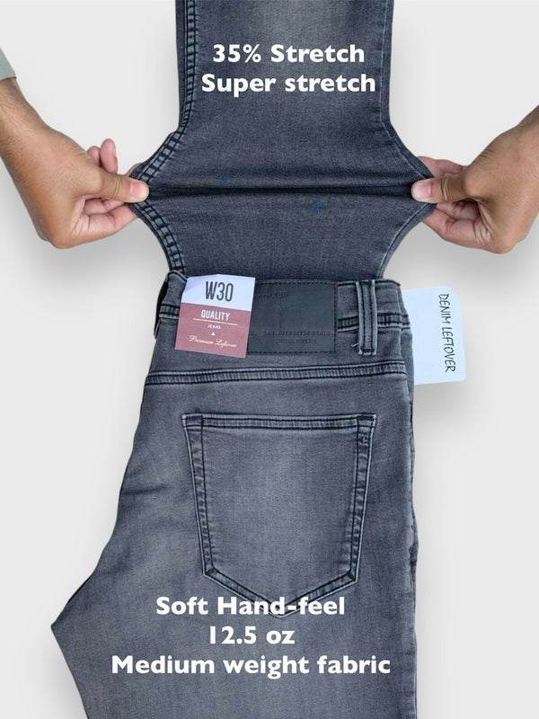 Denimco (stretched) grey (slim-fit)